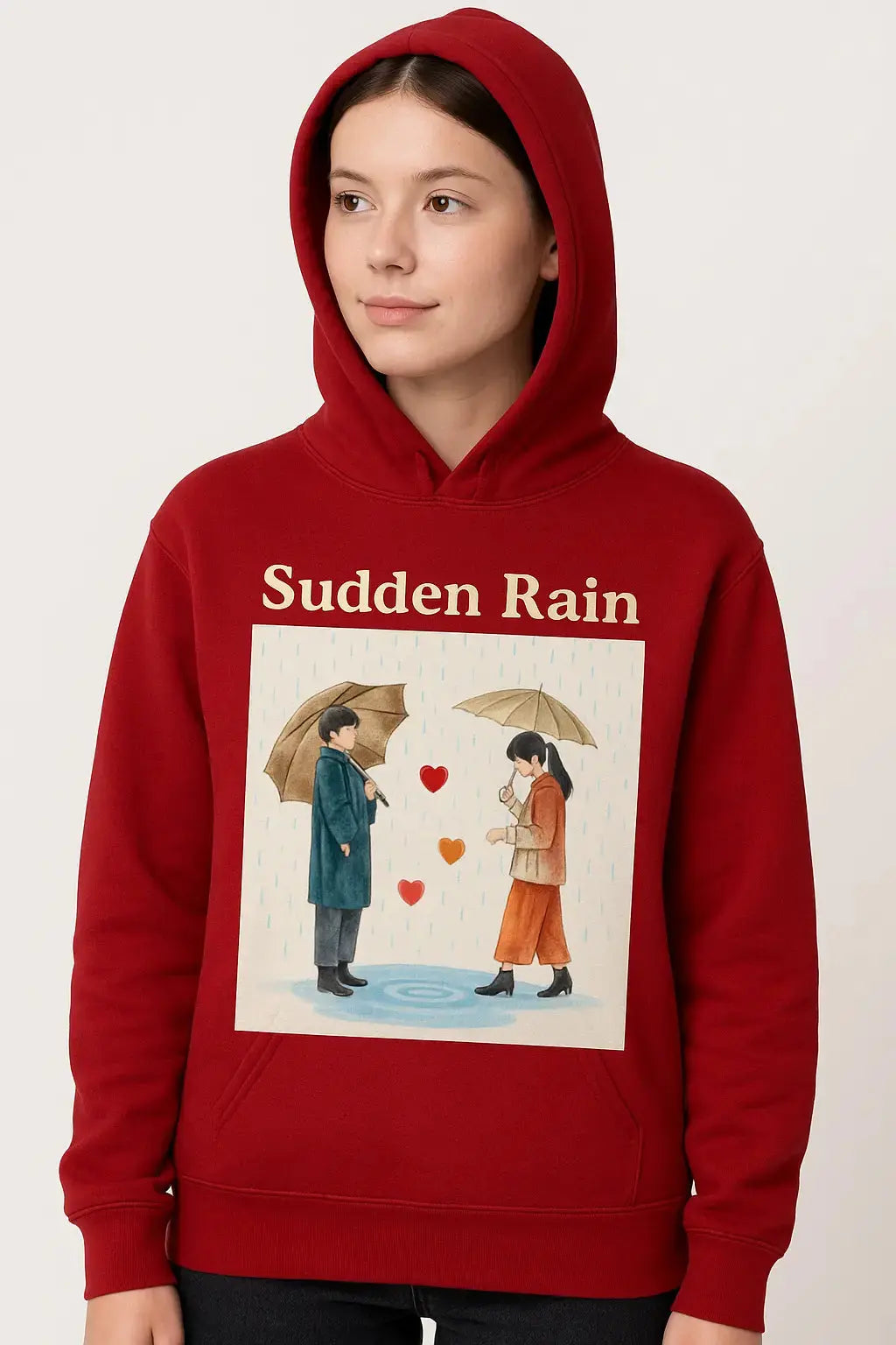 Women's Hoodie "Sudden Rain" www.mhmstyles.com
