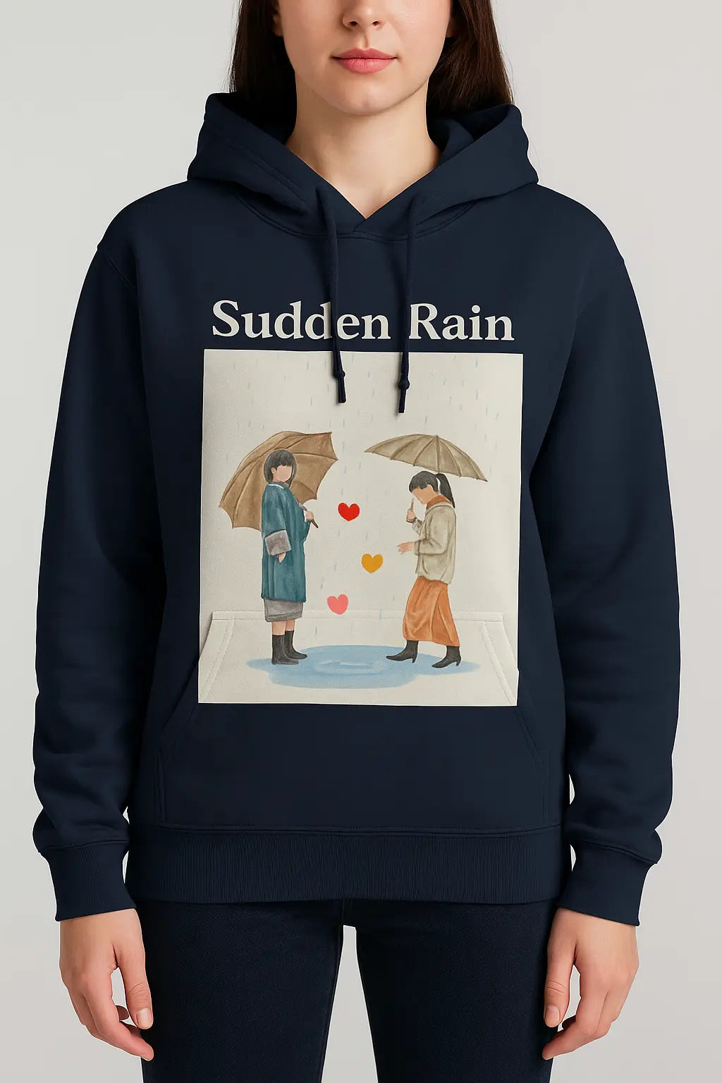 Women's Hoodie "Sudden Rain" www.mhmstyles.com
