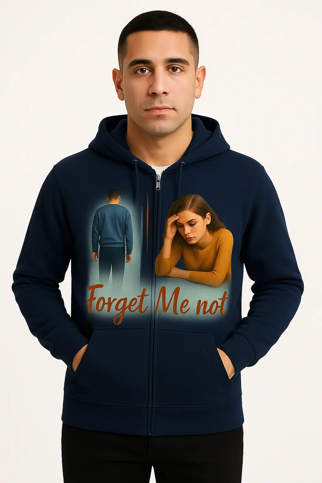 Men's and Women's Full Zipper Hoodie MHM Styles