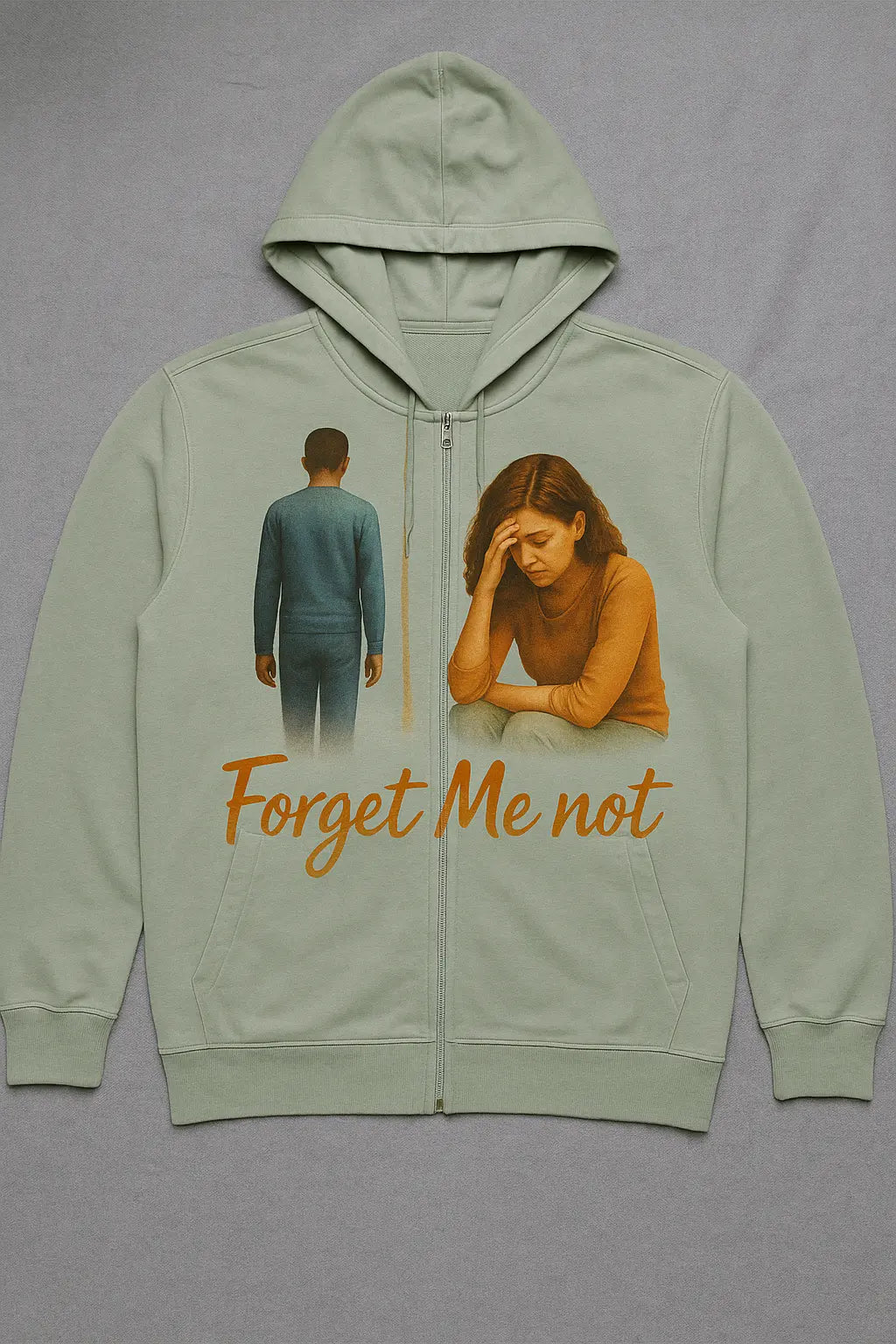 Women's Hoodie "Forget Me Not" www.mhmstyles.com