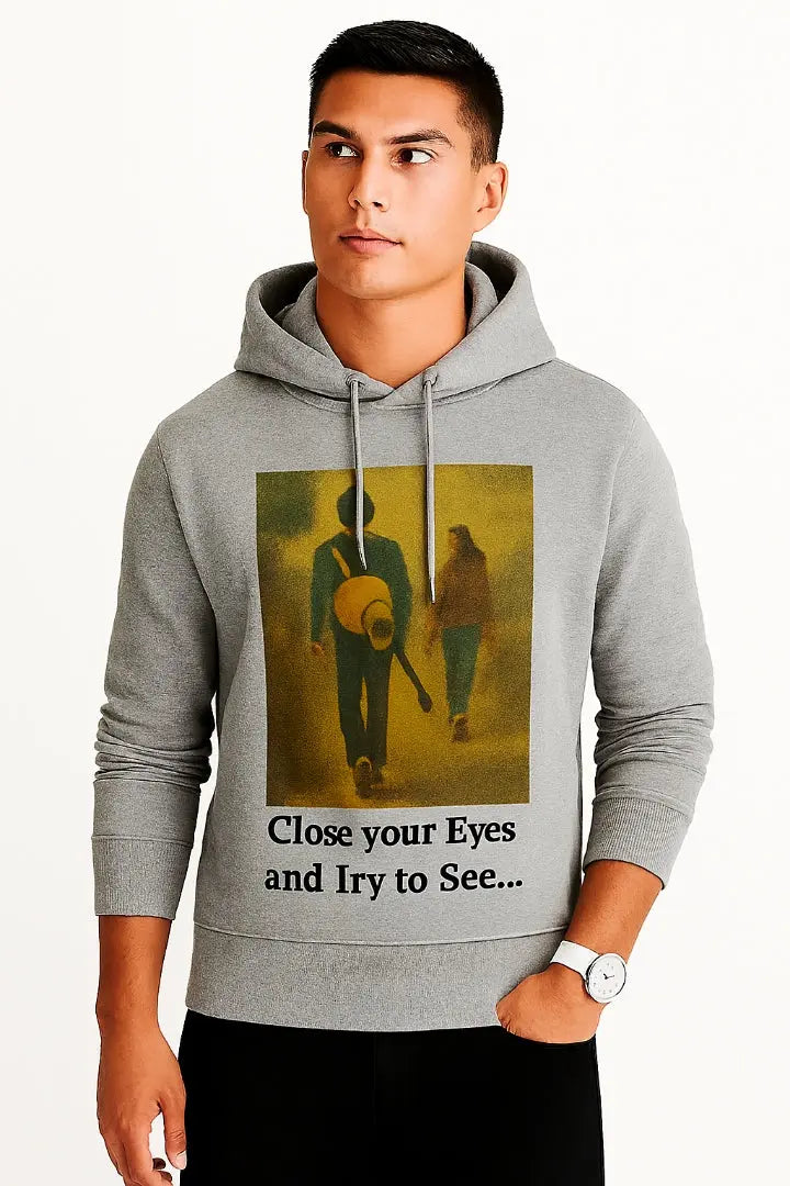Men's Hoodies "Close Your Eyes and Try to See" www.mhmstyles.com