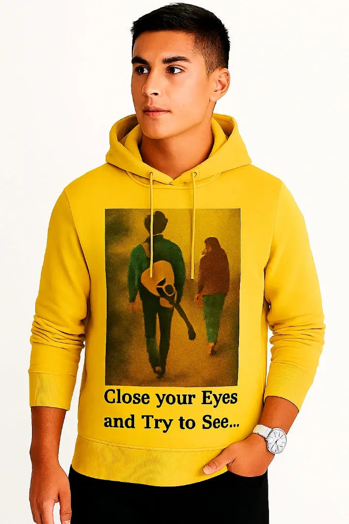 Men's Hoodies "Close Your Eyes and Try to See" www.mhmstyles.com