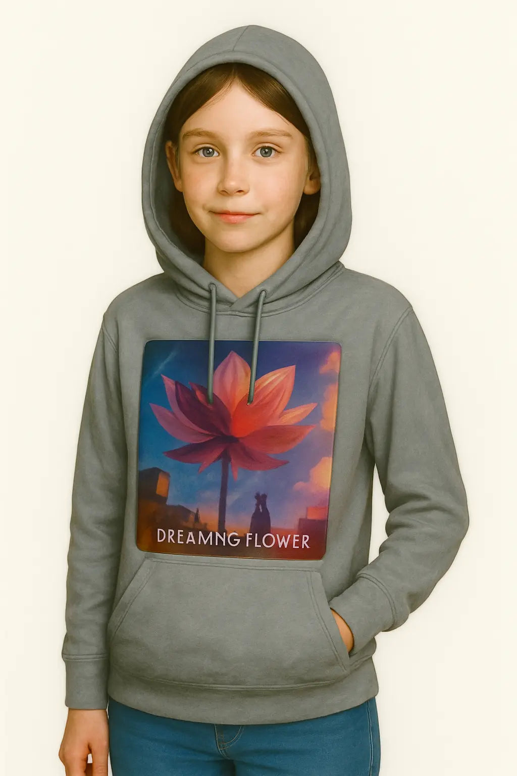 Women's Hoodie "Dreaming Flower"