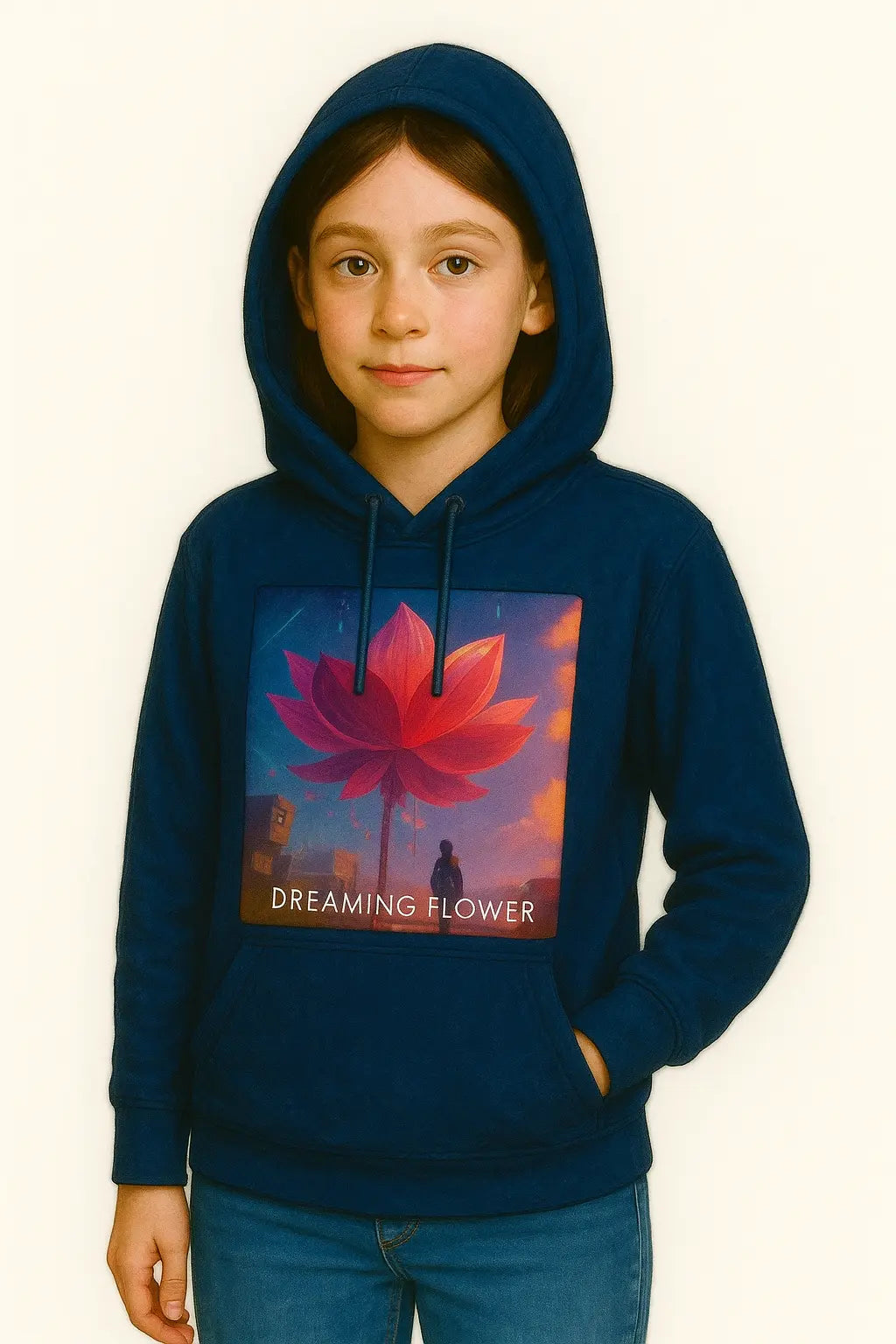 Women's Hoodie "Dreaming Flower"