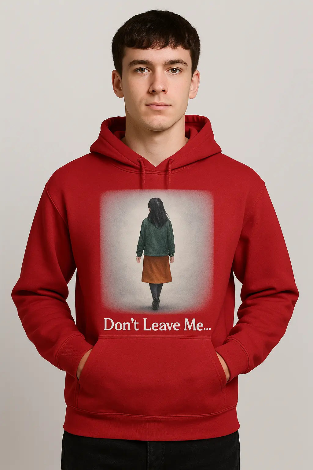 Men's Painted Hoodies "Don't Leave Me" www.mhmstyles.com
