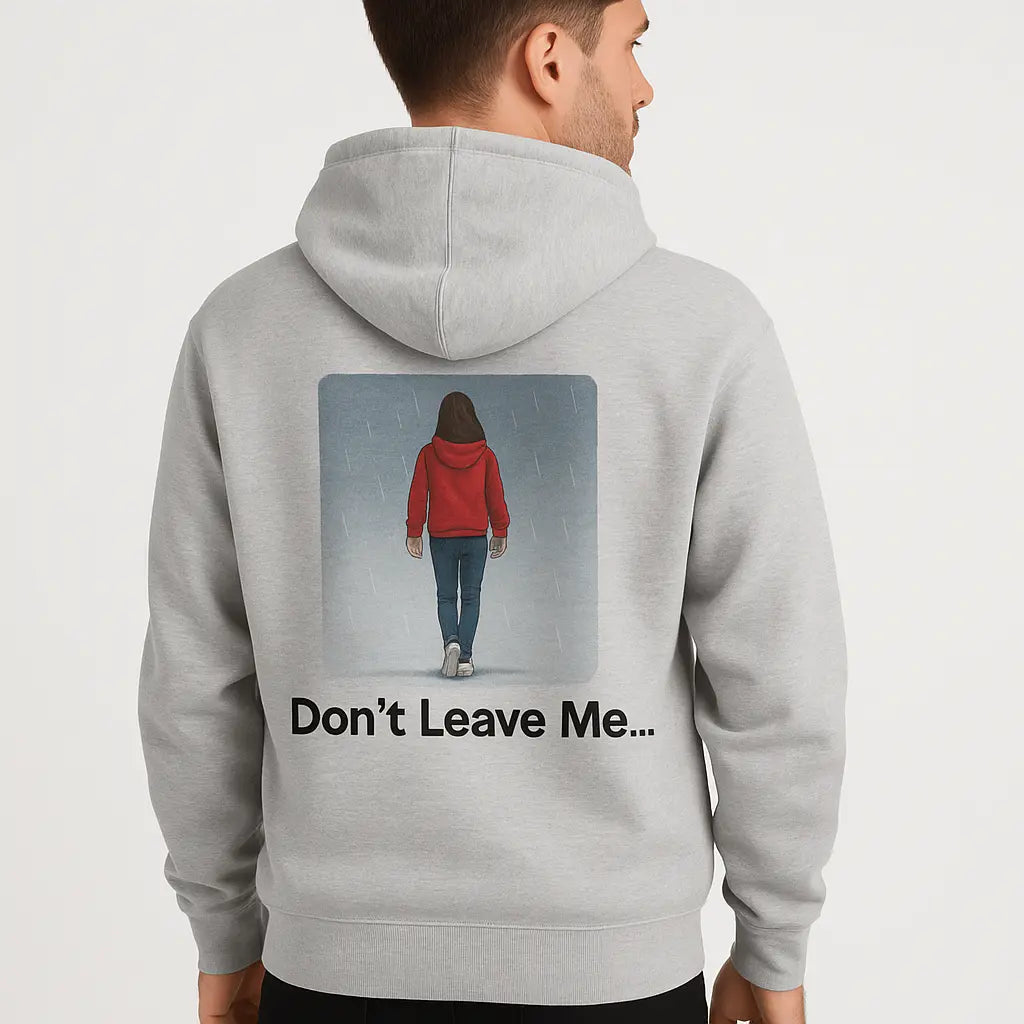 Men's Painted Hoodies "Don't Leave Me" www.mhmstyles.com