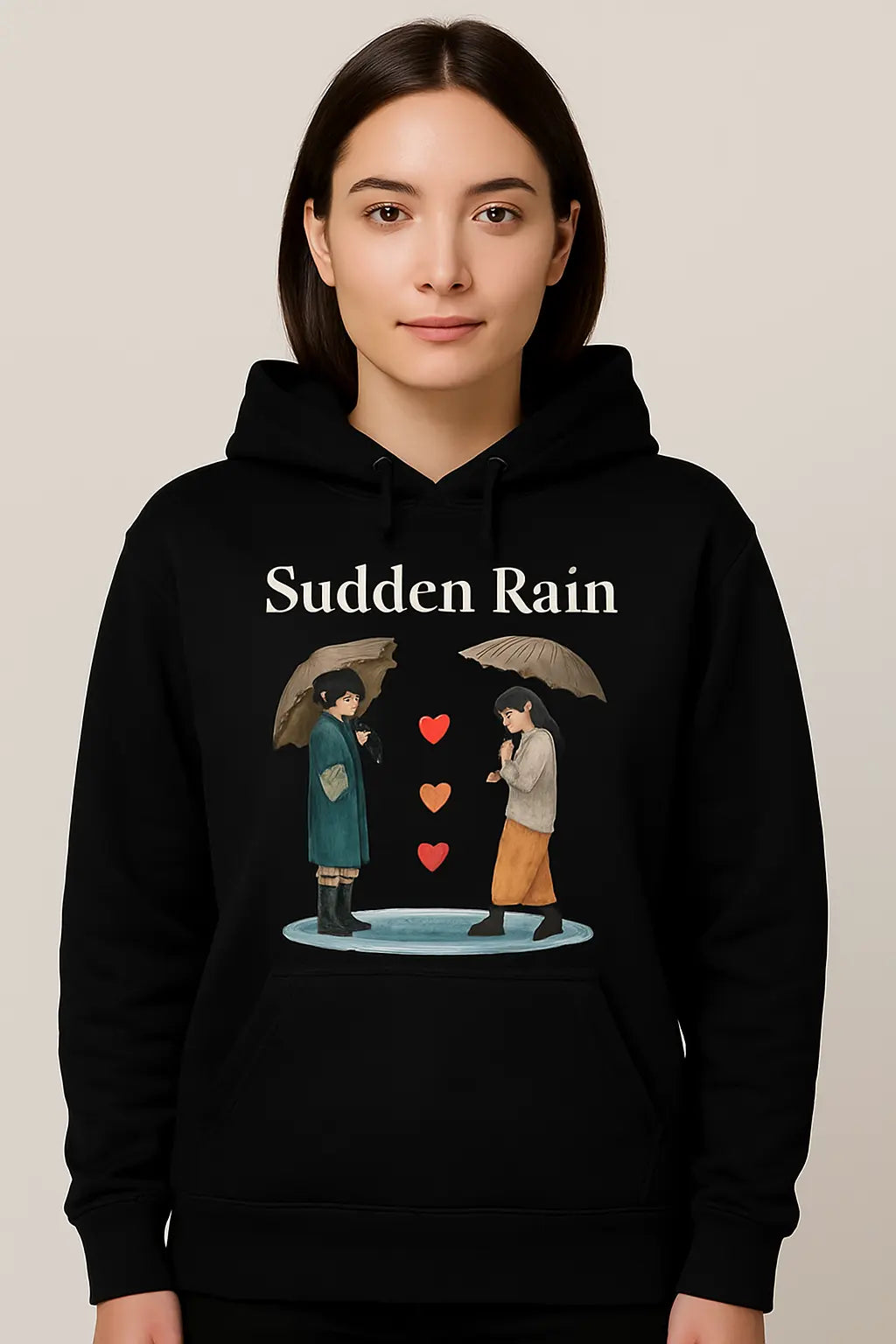 Women's Hoodie "Sudden Rain" www.mhmstyles.com