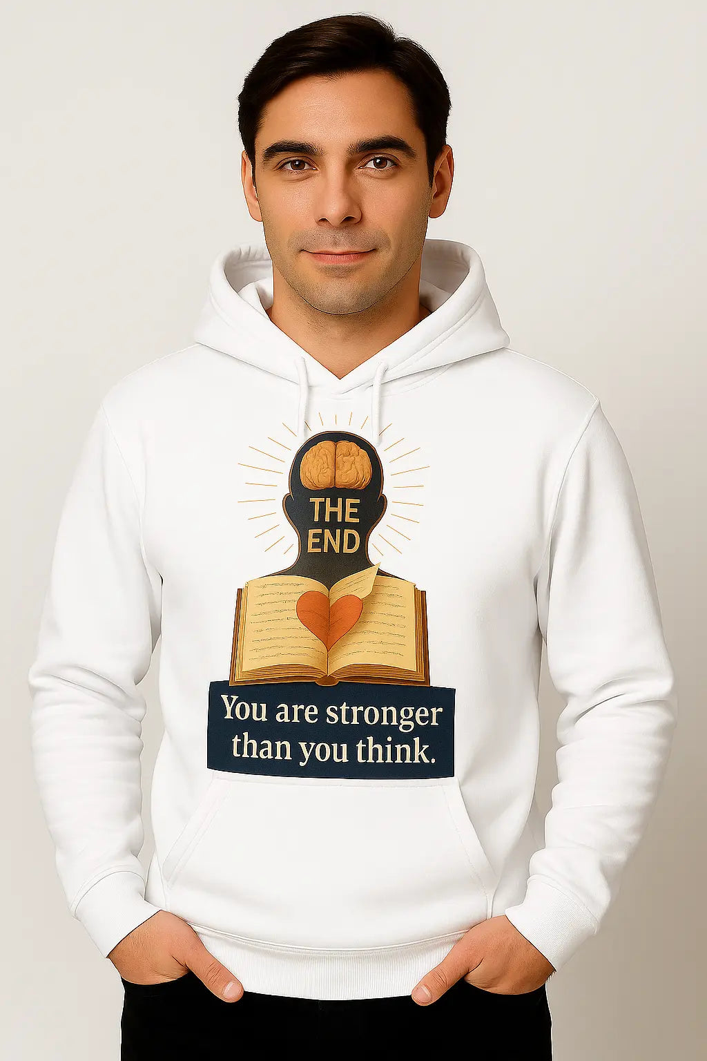 Men's Hoodie "You are Stronger than You Think" www.mhmstyles.com