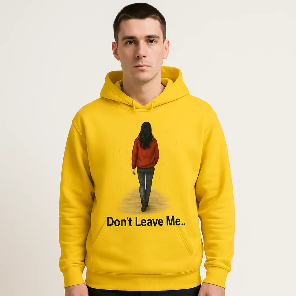 Men's Painted Hoodies "Don't Leave Me" www.mhmstyles.com