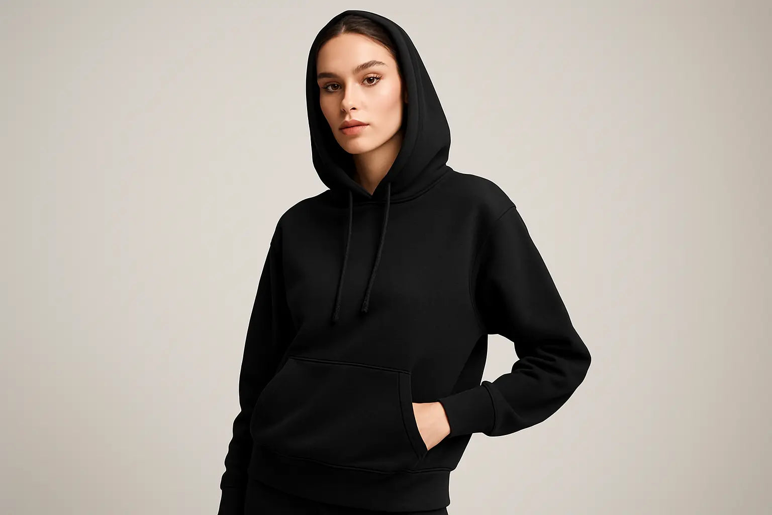 please make a model with Black hoodie
