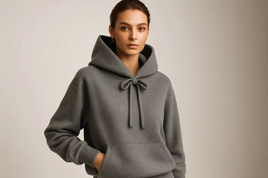 Please Make a model with gram elance color hoodie