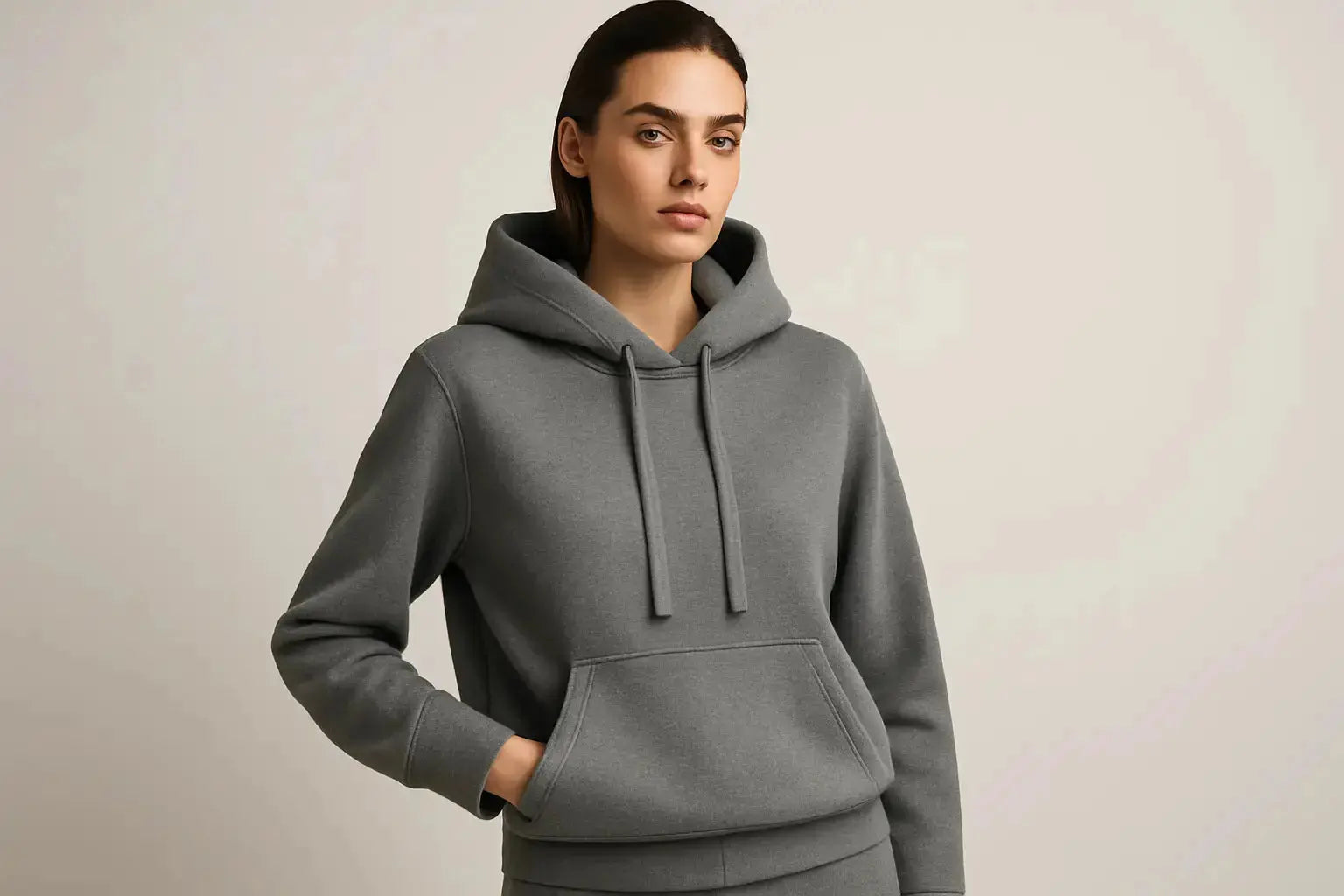Please Make a model with gram elance color hoodie